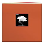 Pioneer Album Photo relié avec fenêtre 30,5 x 30,5 cm, Rouge, Tangerine Orange, 12" x 12"