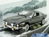 ASTON MARTIN V8 VANTAGE MODEL CAR JAMES BOND LIVING DAYLIGHTS FILM 1:43 IXO K8