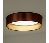 Duolla - LED-kattovalaisin ROLLER LED/24W/230V kupari/kulta