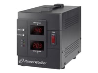 Powerwalker Avr 2000 Siv Fr - Automatisk Spänningsregulator - Ac 230 V - 1600 Watt - 2000 Va - Utgångskontakter: 2