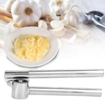 Stainless Steel Manual Food Garlic Press Crusher Mincer Squeezer Household GG RE