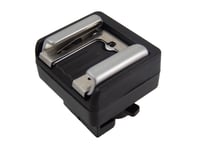 vhbw Adaptateur de griffe flash compatible avec Canon Legria Vixia HF M306, HF M307, HF M31, HF M32, HF M36 Camcorder - Remplacement pour Canon MSA-1