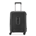 DELSEY PARIS - MONCEY - Valise Cabine Rigide 55 cm x 40 cm x 20 cm - 35 L - S - Noir