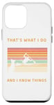 Coque pour iPhone 12 mini T-shirt amusant pour chiens de compagnie kayak know things pour les fans de plein air