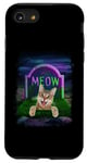 Coque pour iPhone SE (2020) / 7 / 8 Cat Tombstone Meow Funny Kitten Cats Lover