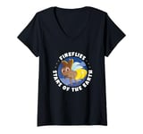 Womens Fireflies Stars Of The Earth Summer Nights Firefly Lover V-Neck T-Shirt