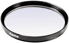 Filtre UV (anti-UV et protection, compensation 2X, traitement antireflet, pour objectifs d'appareils photo 37 mm, O-Haze, traité) Noir