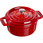 Staub La Cocotte Pata Pyöreä 10 cm, Kirsikka 40509-799-0