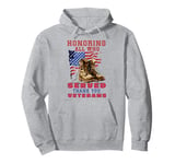 Honoring All Who Served Thank You Veterans Day Pullover Hoodie