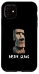 Coque pour iPhone 11 Statue Moai Île de Pâques Rapa Nui