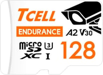 Carte Mémoire Microsdxc Haute Endurance 128 Go Avec Adaptateur - A2, Uhs-I U3, V30, 4K, Carte Micro Sd, Lecture/Écriture Jusqu'À 100/80 Mo/S, Microsd Full Hd Pour Caméras Embarquées, Caméras