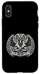 Coque pour iPhone X/XS Gothique Occulte Baphomet Goth Dark Magic Punk Rock Death Metal