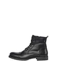 JACK & JONES Homme Jfwrussel Leather Warm Anthracite Bottes, 43 EU