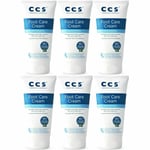 6 x CCS Foot Care Cream 175ml For Dry Skin/Cracked Heels, Moisturing, Effective