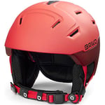 Briko Storm 2.0 Casque de Ski/Snow, pour Adultes, Unisexe, Rouge Mat, Taille S