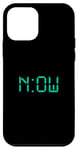 Coque pour iPhone 12 mini Bleu sarcelle Aqua Graphic The Time Is Now