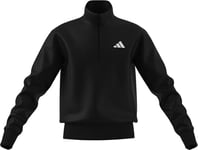 adidas Junior GARÇON ET Fille Junior Essentials Demi-Fermeture éclair 9-10 Ans Noir/Blanc