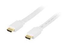 DELTACO HDMI-1005H - HDMI-kabel med Ethernet - 50 cm