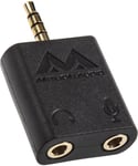 Adapteris Av Antlion Audio Jack 3,5 Mm - Jack 3,5 Mm X2 Juoda (Gdl-0427)