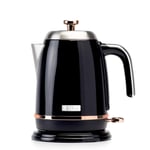 HADEN Salcombe Electric Kettle 1.7L Stainless Steel, Black Copper