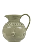 Daisy Jug Large 1.8L Green PotteryJo