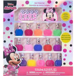 Disney Minnie Mouse - Townley Girl Giftfri avskalad nagellacksset för tjejer, glittriga och ogenomskinliga färger