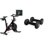 Peloton Bike+ | Indoor Stationary Exercise Bike with 24” HD, Anti-Reflective Rotating Touchscreen & Light Weights | Set of Two Sweat-Proof Weights with Nonslip Grip