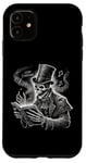 iPhone 11 Carols Black Dark Goth Skeleton Christmas Women Men Case