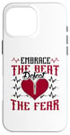 iPhone 16 Pro Max Embrace The Beat Defeat The Fear - Open Heart Surgery Case