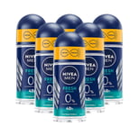 Nivea Men Fresh Ocean Deodorant Roll-On Aluminum Free Multi-Choice 50ml