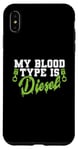 Coque pour iPhone XS Max Mon groupe sanguin est Diesel Auto Mechanic