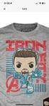 Funko Pop! T-Shirt - Marvel Avengers Endgame Iron Man Short Sleeve #L Large NEW