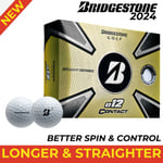Bridgestone e12 Contact Golf Balls - 2024 Model - Dozen Balls - FREE Delivery 