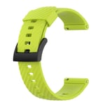 Suunto 9 / Baro 7 D5 - Sports Silikon klockarmband 24 mm Lime