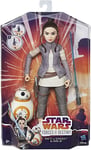 STAR WARS - Force of Destiny - REY OF JAKKU & BB-8 - Action Figure - 2016 -NEUF