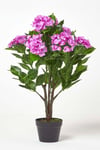 Hydrangea Artificial Plant with Pot, 85 cm