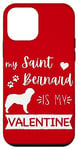 iPhone 12 mini St. Bernard Valentine’s Day My Saint Bernard Is My Valentine Case