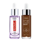 L'Oréal Paris - Sérum Teinté Repulpant - Accord Parfait - Teinte : 10-12 Very Deep - 30 ml + L'Oréal Paris - Revitalift Filler - Sérum Anti-Rides - À l'Acide Hyaluronique Pur - 30 ml