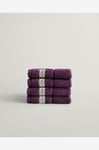 Gant Home - Handduk Premium 4-pack 30x30 cm - Lila