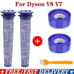 2 sets Post&Pre HEPA Filter Kit For Dyson V7 V8 Animal Absolute Cordless Vacuum