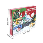 HG Christmas Advent Calendar 24 Days Countdown Calendar Toys Pull Back Cars Vehi