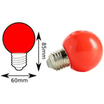 Ampoule led rouge 4W E27 Party Ampoule led E27 Couleurs - Jandei