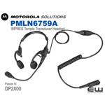 Motorola PMLN6759A IMPRES Temple Transducer Headset