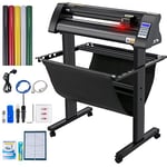 VEVOR Plotter de Découpe Vinyle 870 mm Traceur de Coupe, Machine de Découpe Vinyle avec Logiciel Signmaster Support de Sol, Coupe-Vinyle Étalonnage Précis pour Tracer Découper Papier Vinyle Tissu