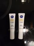 2 X NIVEA Q10 Power Anti-Ageing Eye Cream with Anti-Wrinkle Firming Power 15 ml