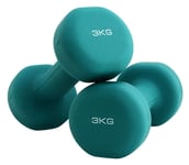 Shengluu Weights Dumbbells Sets Women Non Slip Weight Set For Home Fitness Exercise (Color : 3kg X 2)