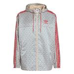 adidas Originals Windbreaker Trefoil DB - Beige/Röd, storlek Small