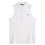 J.Lindeberg Dena Sleeveless Pique Dame Hvit XS