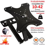 SLIM TILT TV WALL MOUNT BRACKET SWIVEL PLASMA LCD FOR 10 23 26 32 37 40 42 Inch