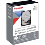 Disque dur interne - TOSHIBA - X300 - 4 To - 7200 tpm